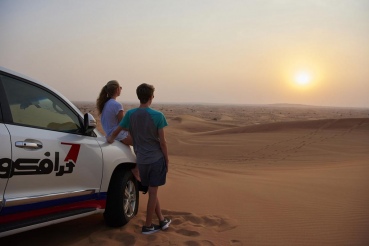 Sandduenen, Desert Safari, Dubai, Vereinigte Arabische Emirate