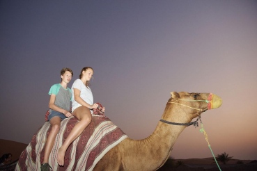 Kamelreiten, Camp, Desert Safari, Dubai, Vereinigte Arabische Emirate
