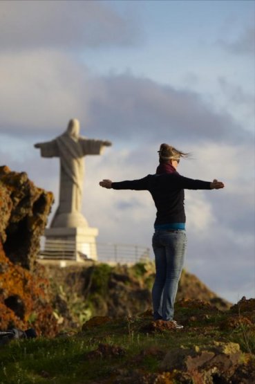 Christusstatue Cristo Rei, Ort Garajau, Insel Madeira, Portugal