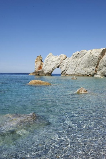 Strandbucht Lalaria, Nordkueste Insel Skiathos, noerdliche Sporaden, Griechenland